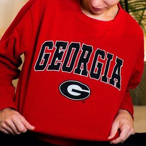 University of Georgia Red Sweatshirt Georgia Bulldogs
